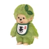 Monchhichi Matcha Boy Plush Doll | Official Kawaii Character Toy - Left Angle
