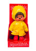 Monchhichi Boy In A Raincoat With Red Rain Boots Plush - Display Box Front