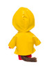Monchhichi Boy In A Raincoat With Red Rain Boots Plush - Back Angle