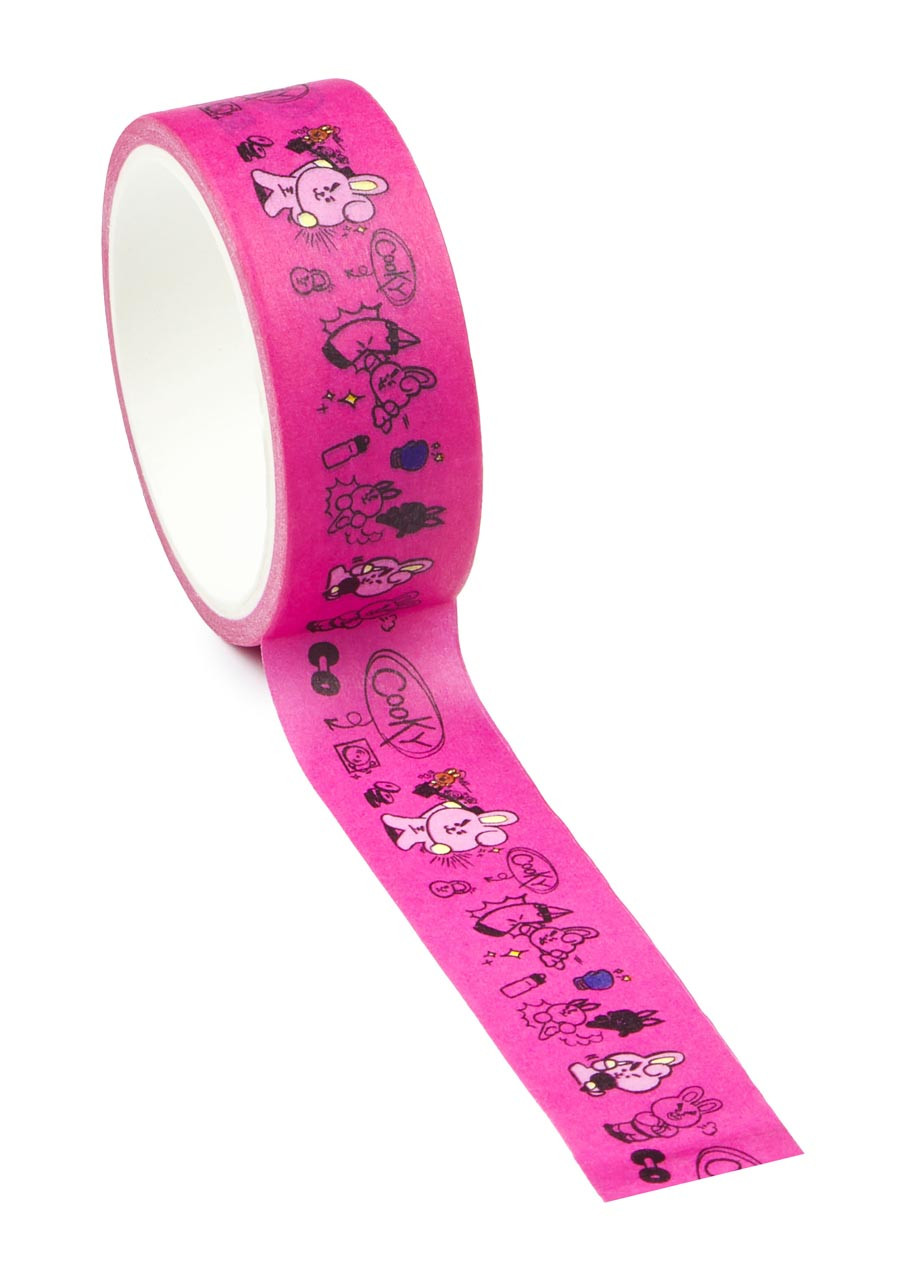 BT21 Cooky Doodle Series Washi Tape - Pink