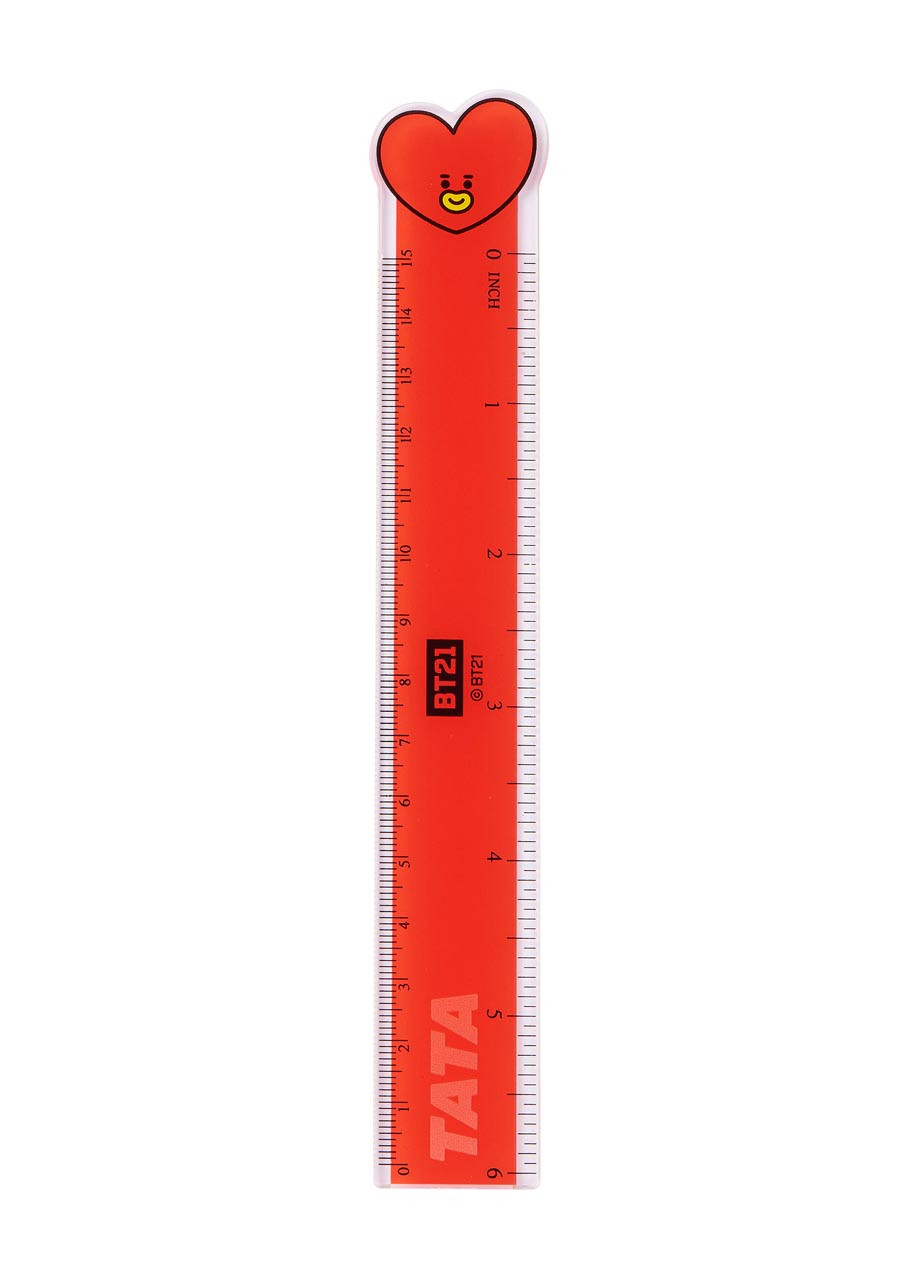 BT21 COOKY Ruler Pink