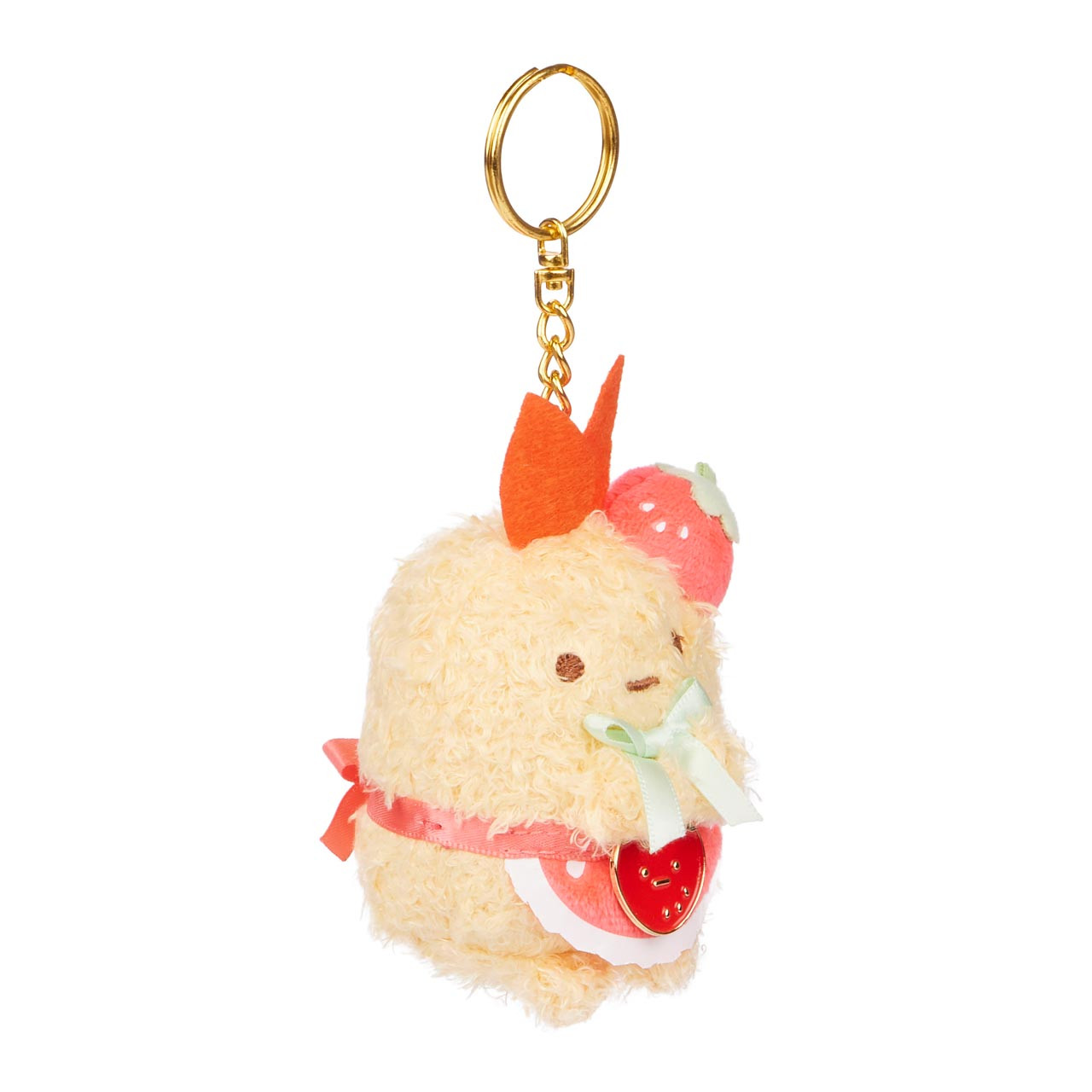 Sumikkogurashi Ebi San-X Original Strawberry Series Keychain