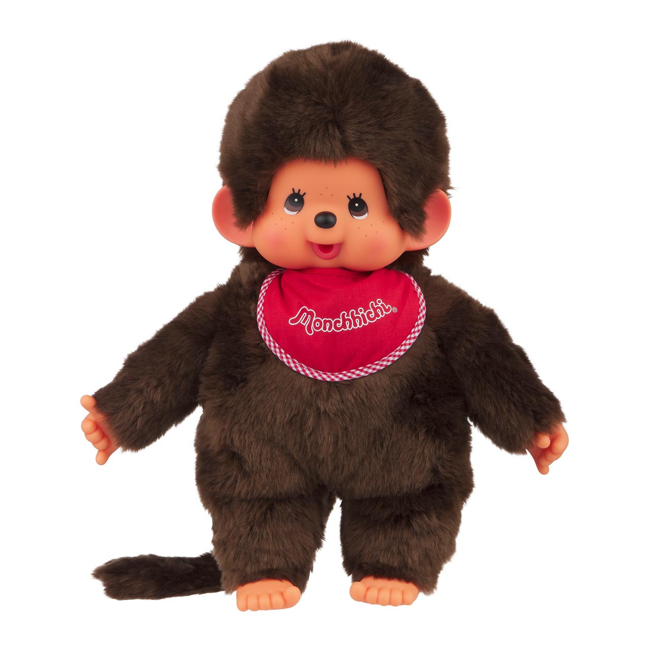 Vintage Monchichi Monchhichi Monkey with Bib 1974 Sekiguchi