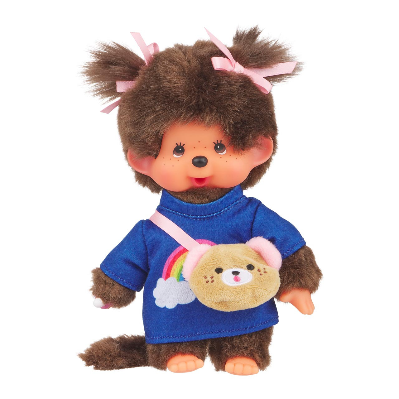  Bandai - Plush Monchhichi Kawai Shoulder Strap - 20 cm : Toys &  Games