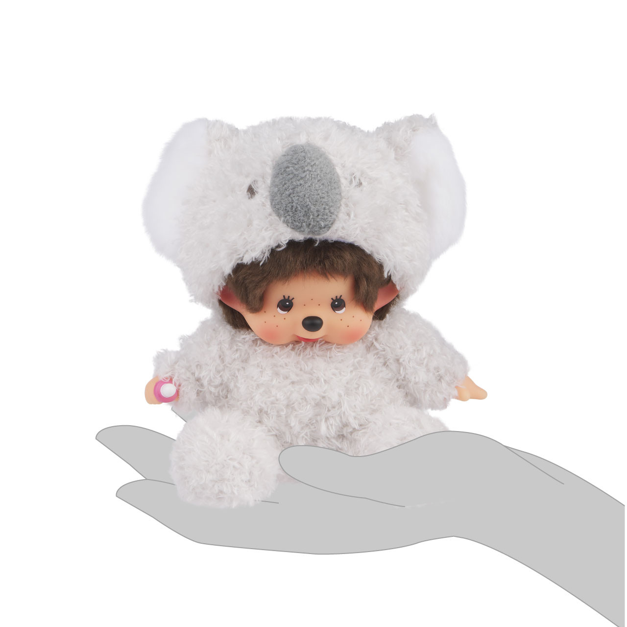 Sekiguchi Monchhichi Sitting Fluffy Koala Doll Plush | jellybeet