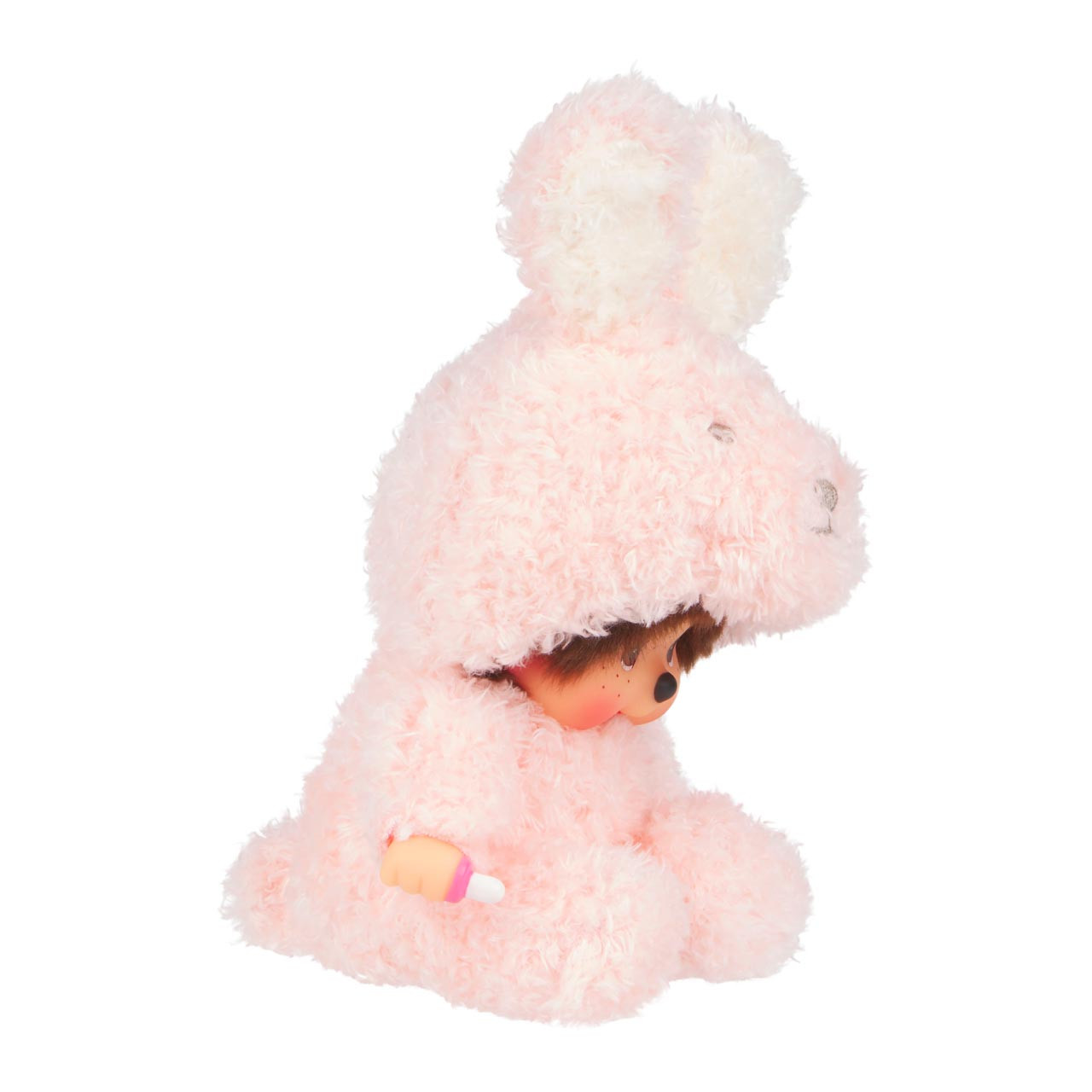 Sekiguchi Monchhichi Sitting Fluffy Bunny Doll Plush | jellybeet
