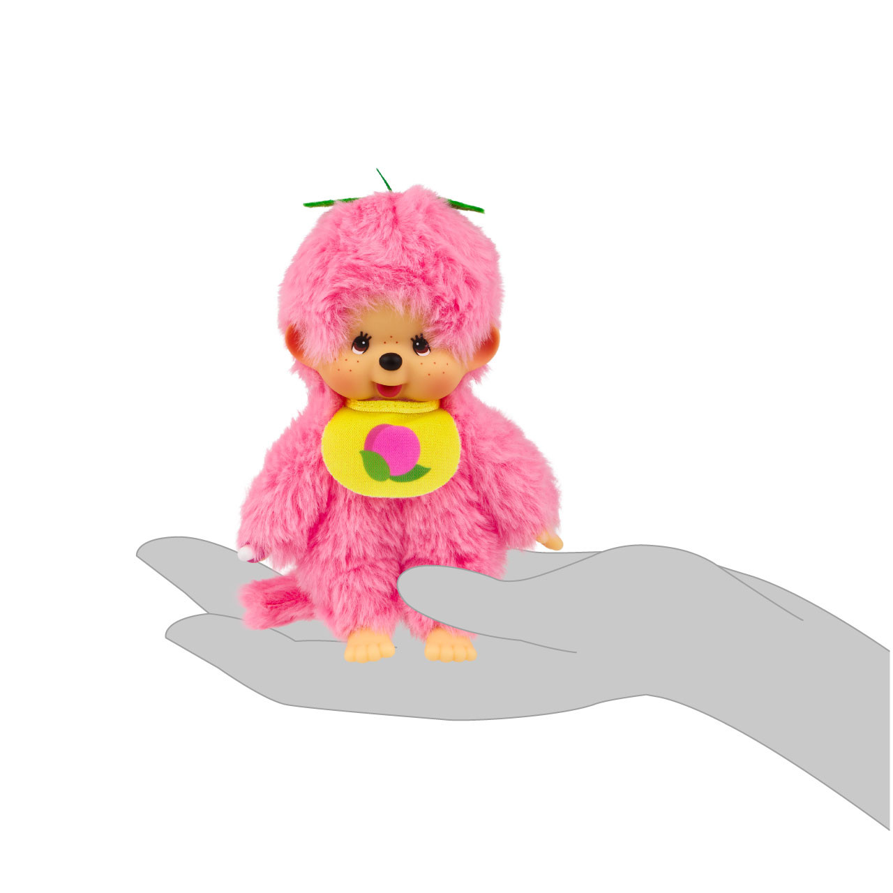 Sekiguchi Monchhichi FRUIT COLOR Plush Doll Peach Pink | jellybeet