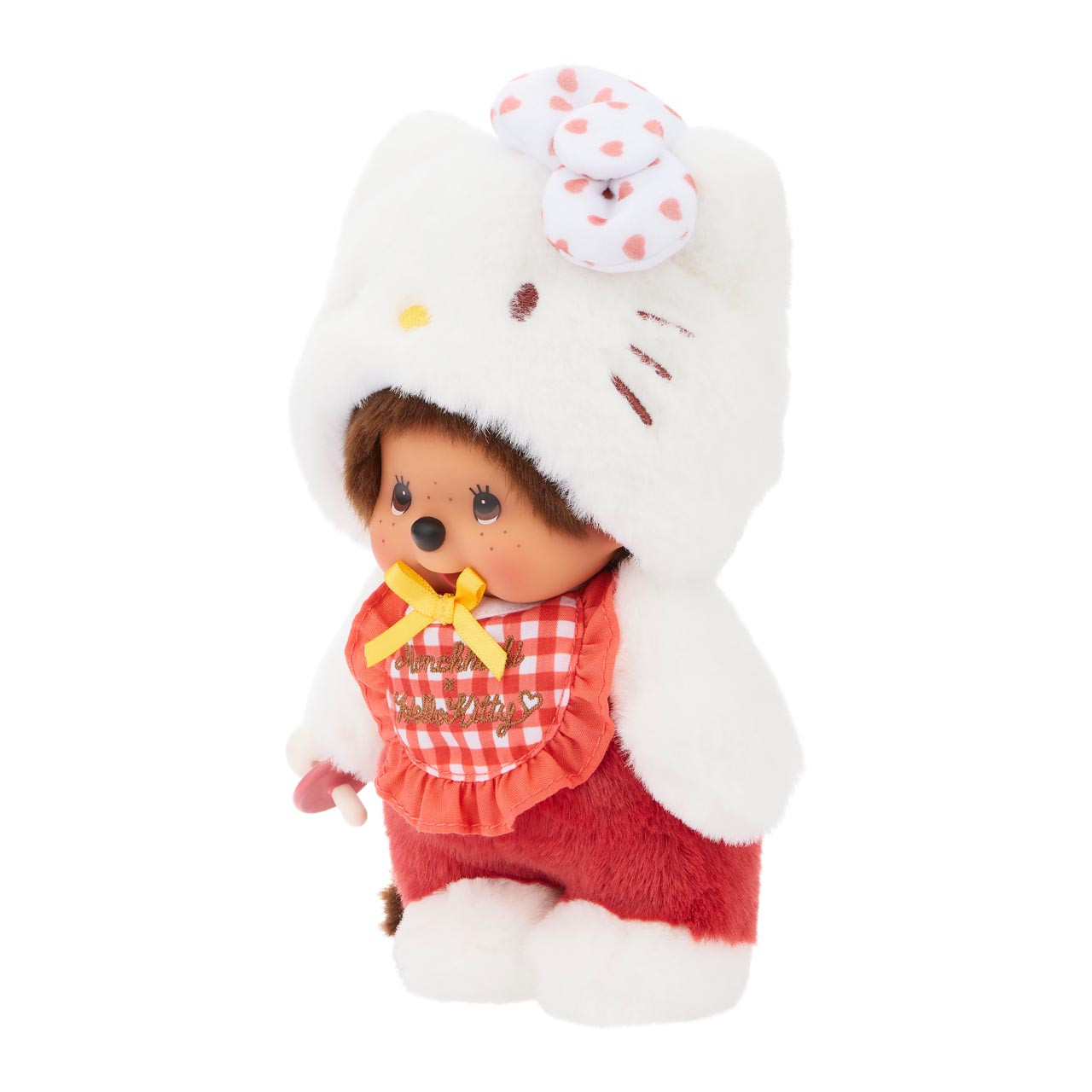 Monchhichi HKxMCC Monch S Gingham Check Plush
