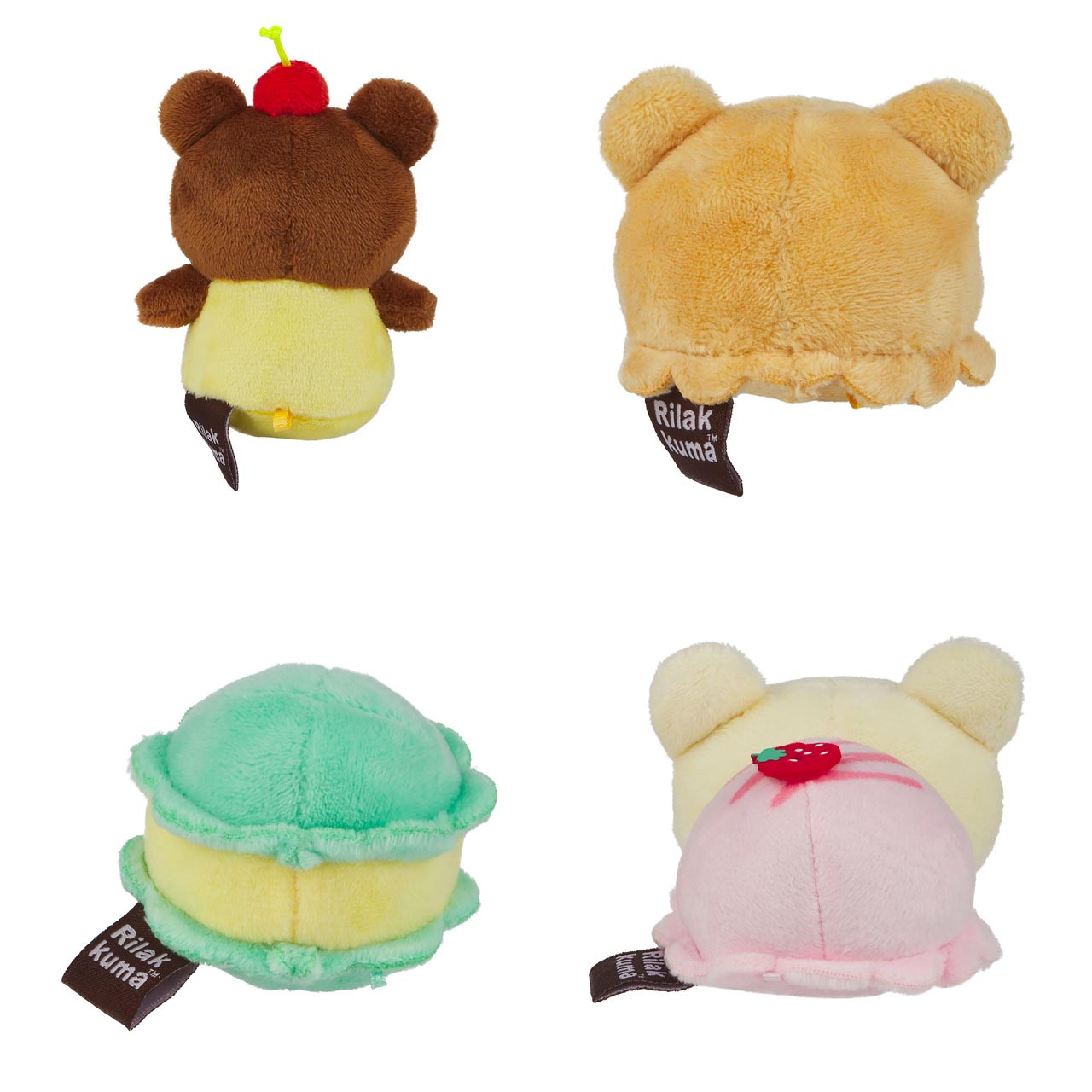 Rilakkuma San-X Original Macaroon Box Plush - 4pcs - jellybeet.com