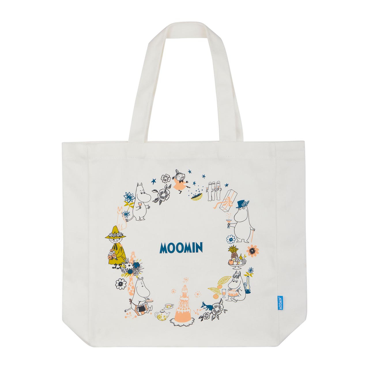 Moomin Party Canvas Printed Tote Bag | jellybeet