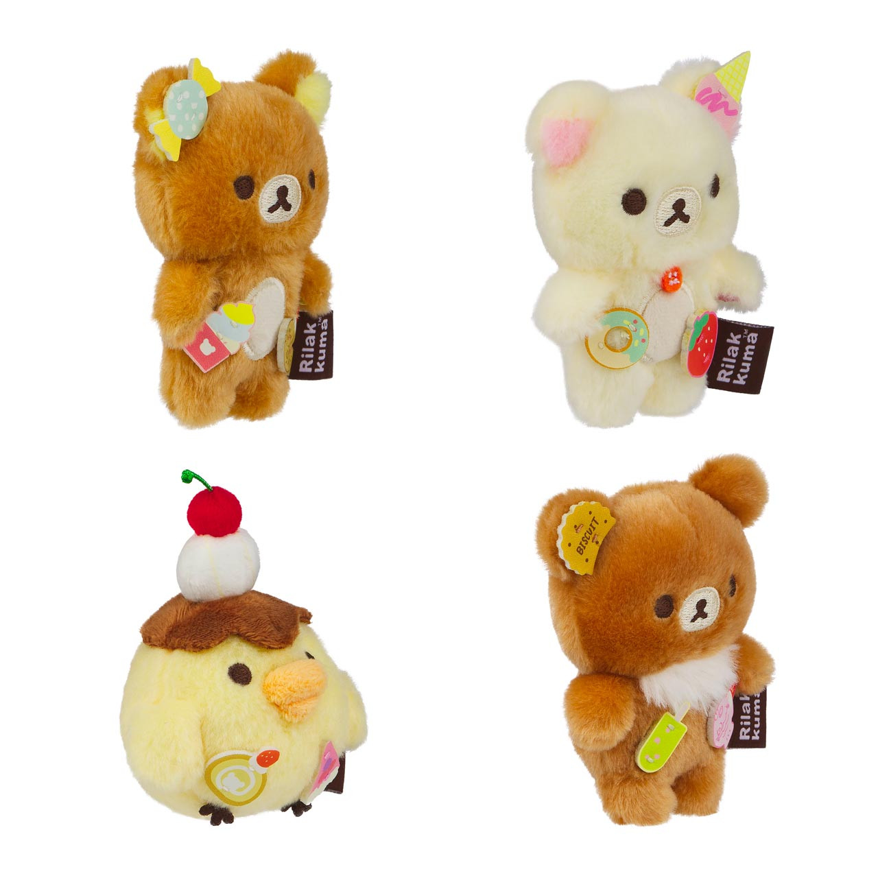 みるくま Blind Box Rilakkuma San-X Original Sweet Treat Plush Keychains