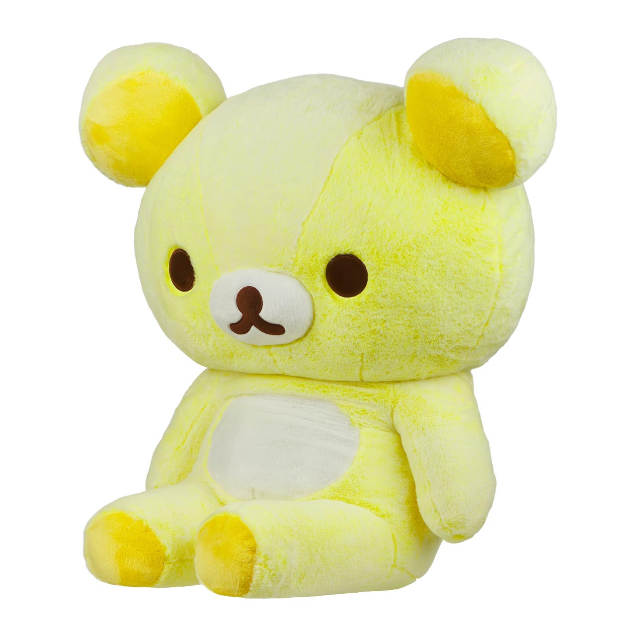 Rilakkuma ビニール抱き枕 90x25cm Rilakkuma San-X Original YELLOW Long Pile Sherbet Series JUMBO