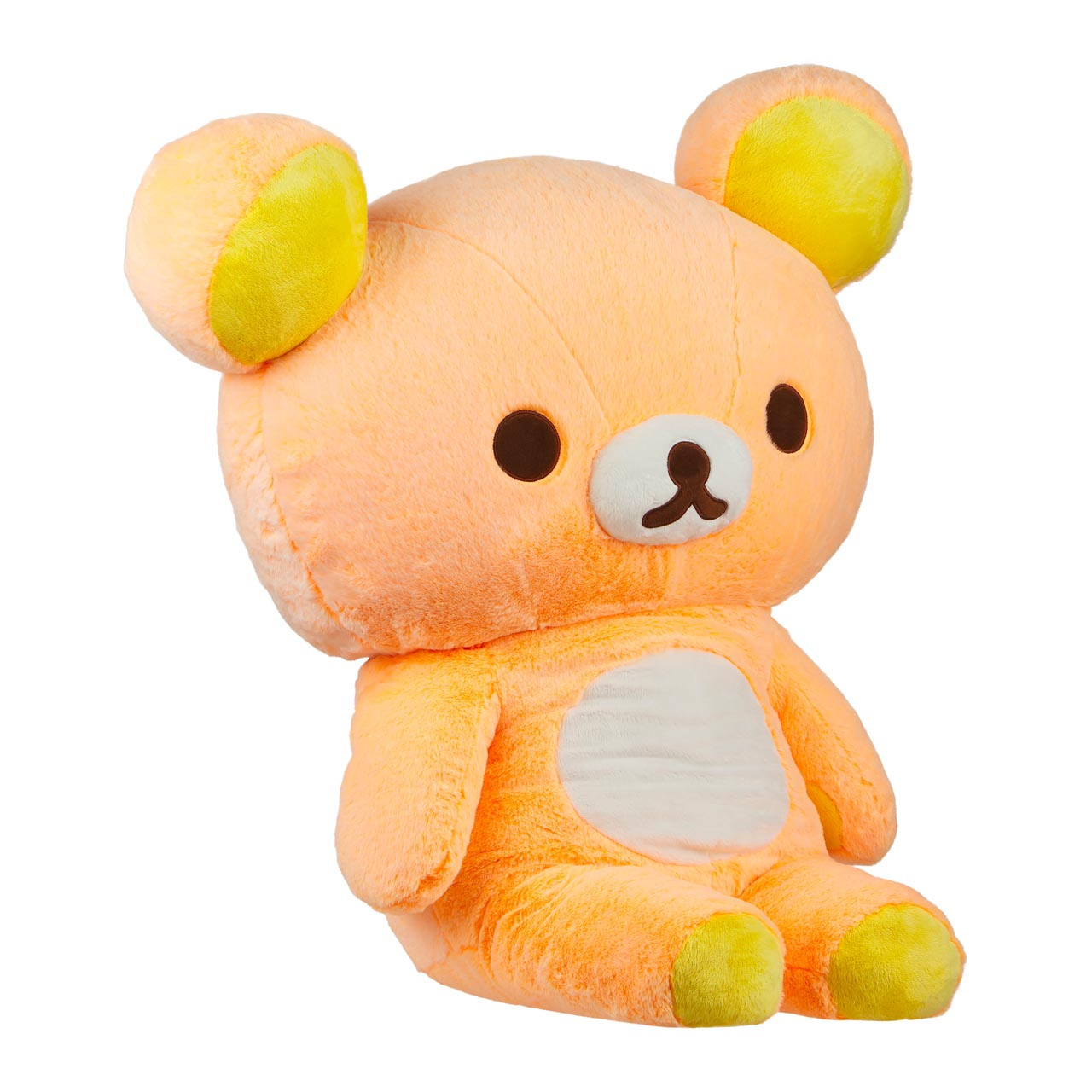 くま Rilakkuma San-X Original ORANGE Long Pile Sherbet Series JUMBO