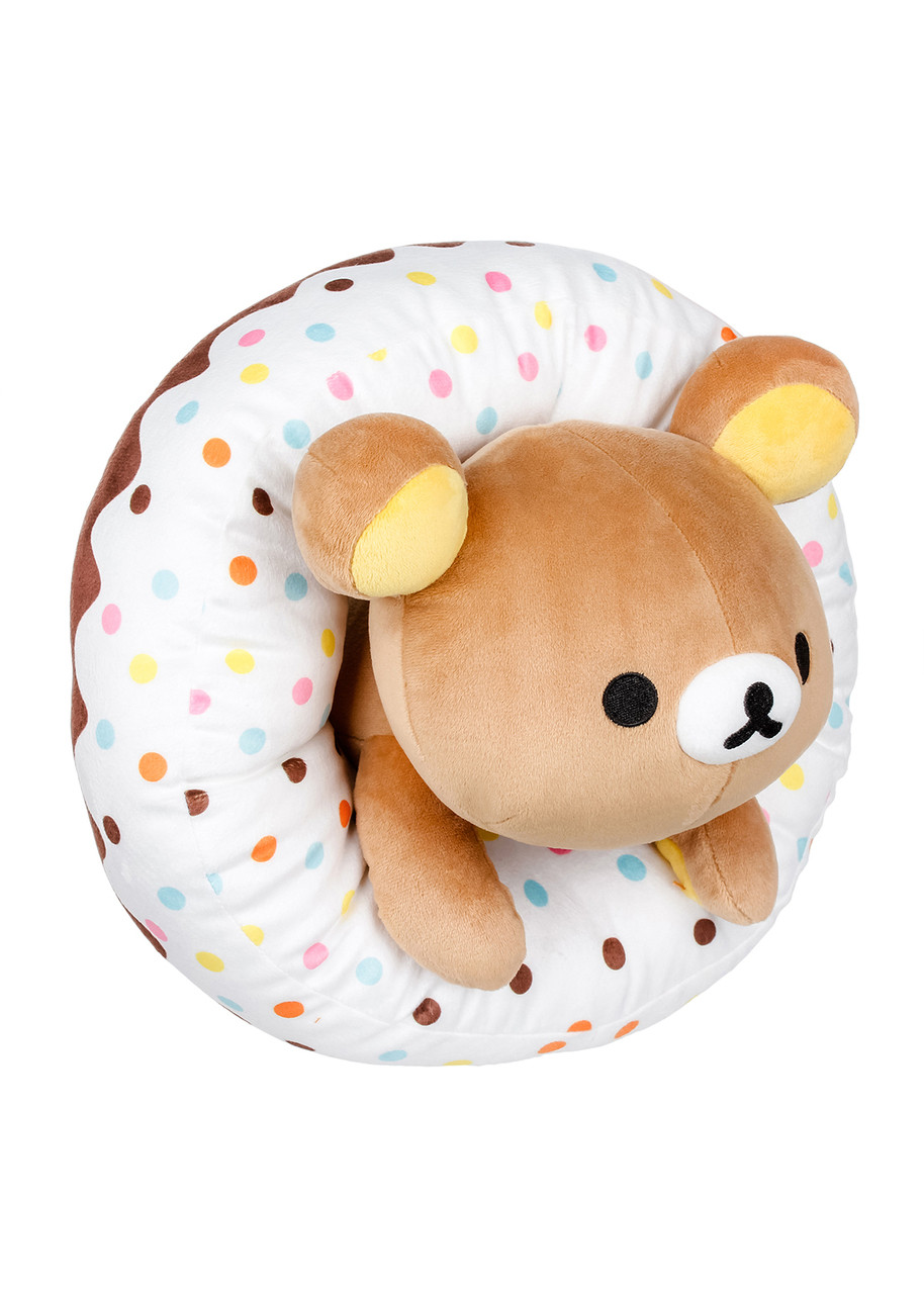 Rilakkuma Donut Plush Jellybeet Rilakkuma (リラックマ rirakkuma?, a combination of the japanese pronunciation of relax and the japanese word for bear) is a japanese character. rilakkuma donut plush