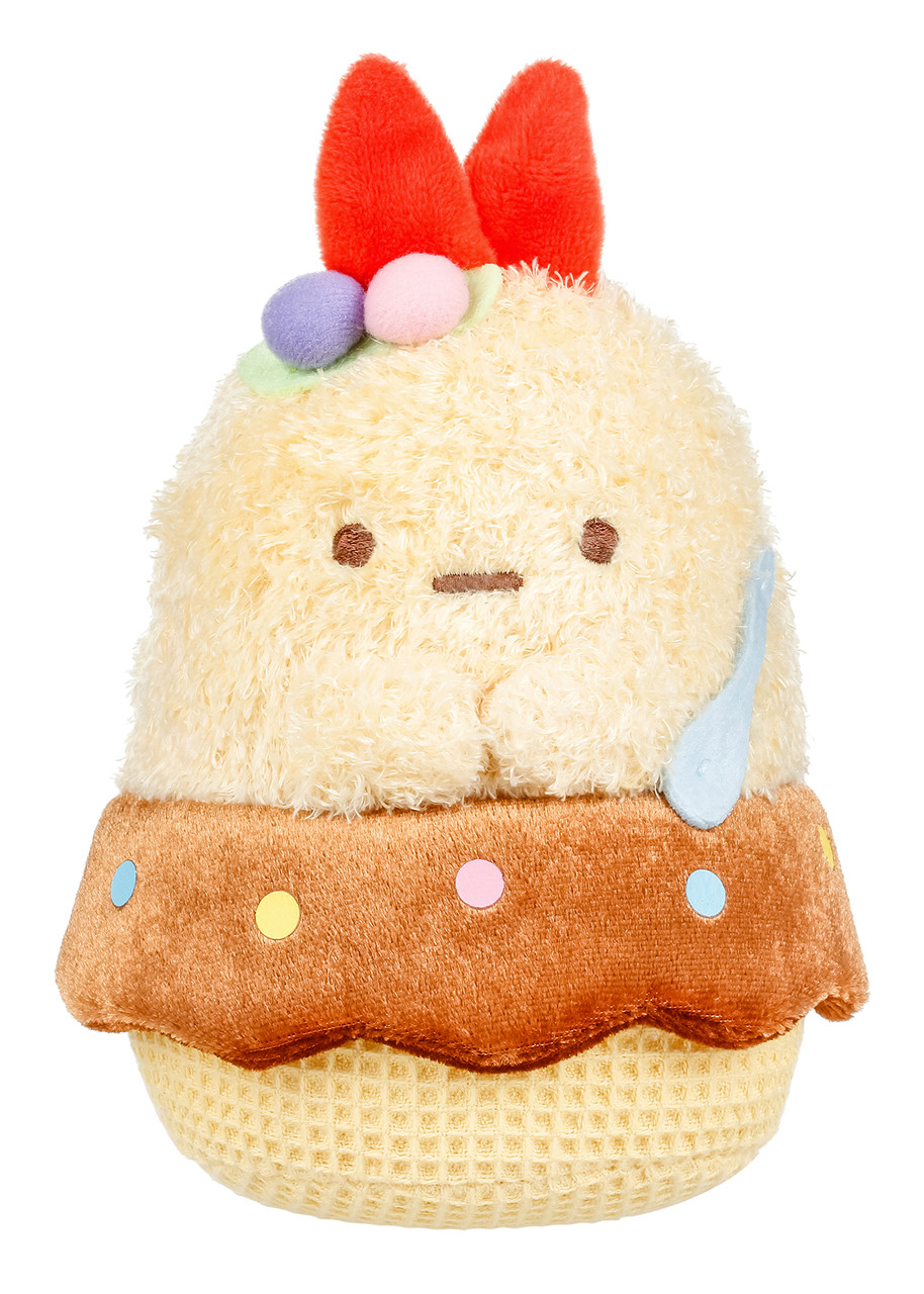Sumikko Gurashi Ebifurai Ice Cream Plush Jellybeet