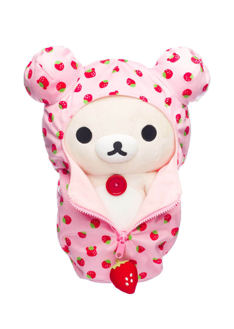 Plush sleeping shop bag