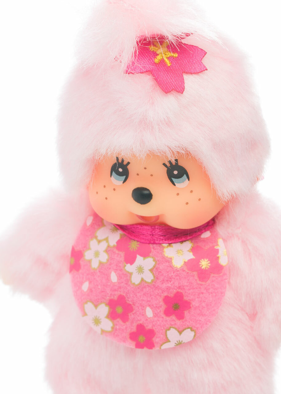 Monchhichi Cherry Blossom Keychain | jellybeet