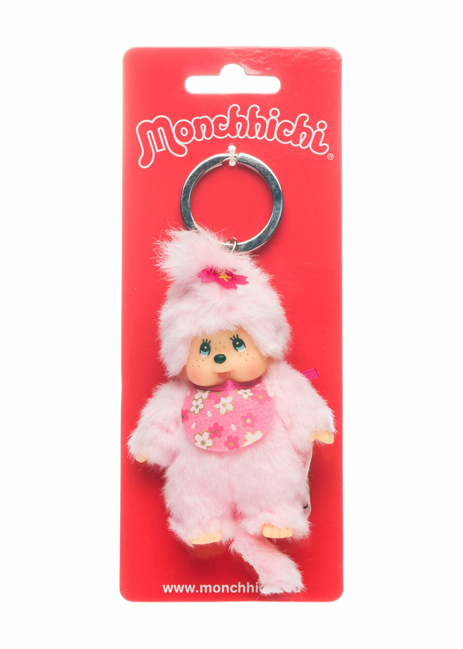 Monchhichi Cherry Blossom Keychain | jellybeet