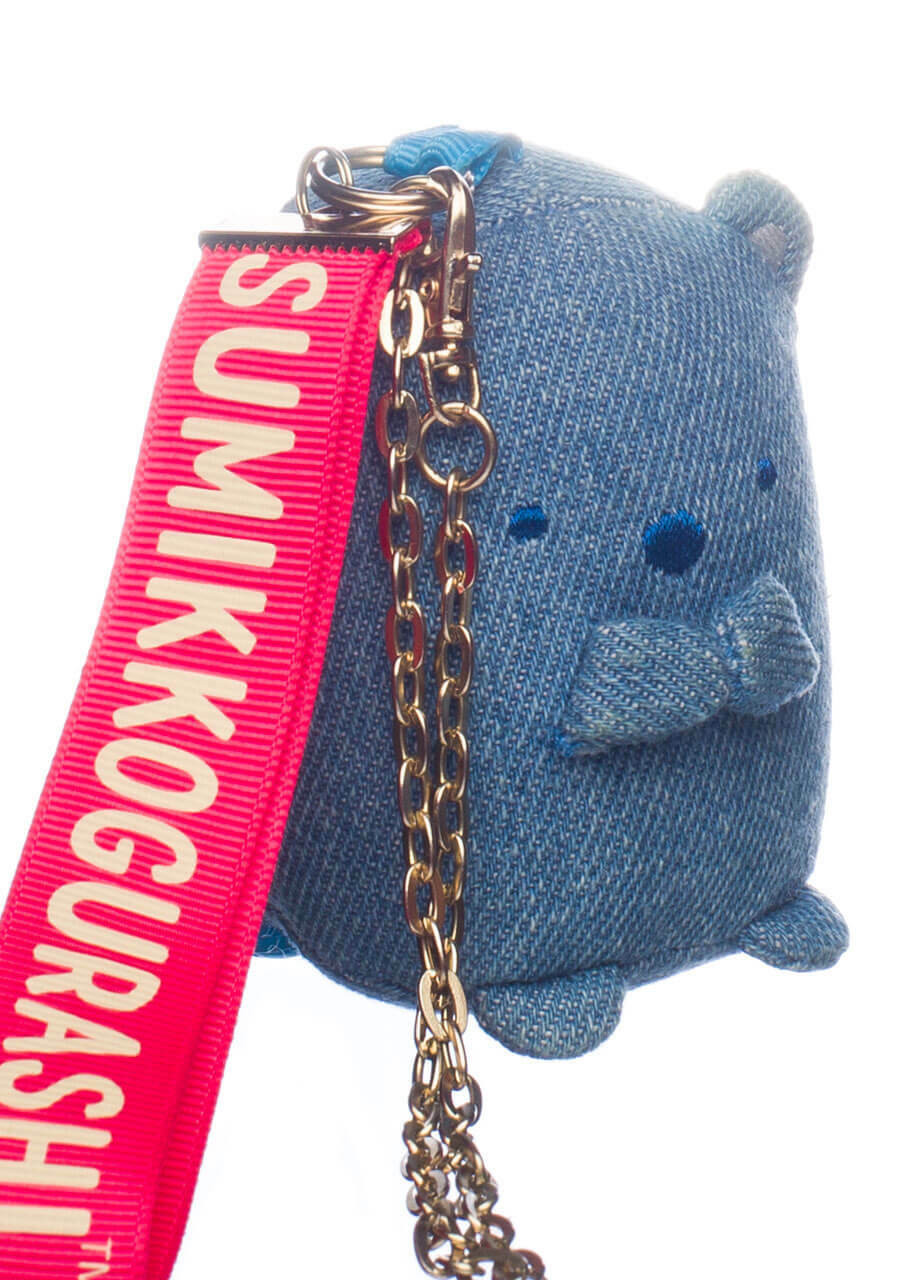 Sumikkogurashi San-X Original Shirokuma Denim Keychain | jellybeet