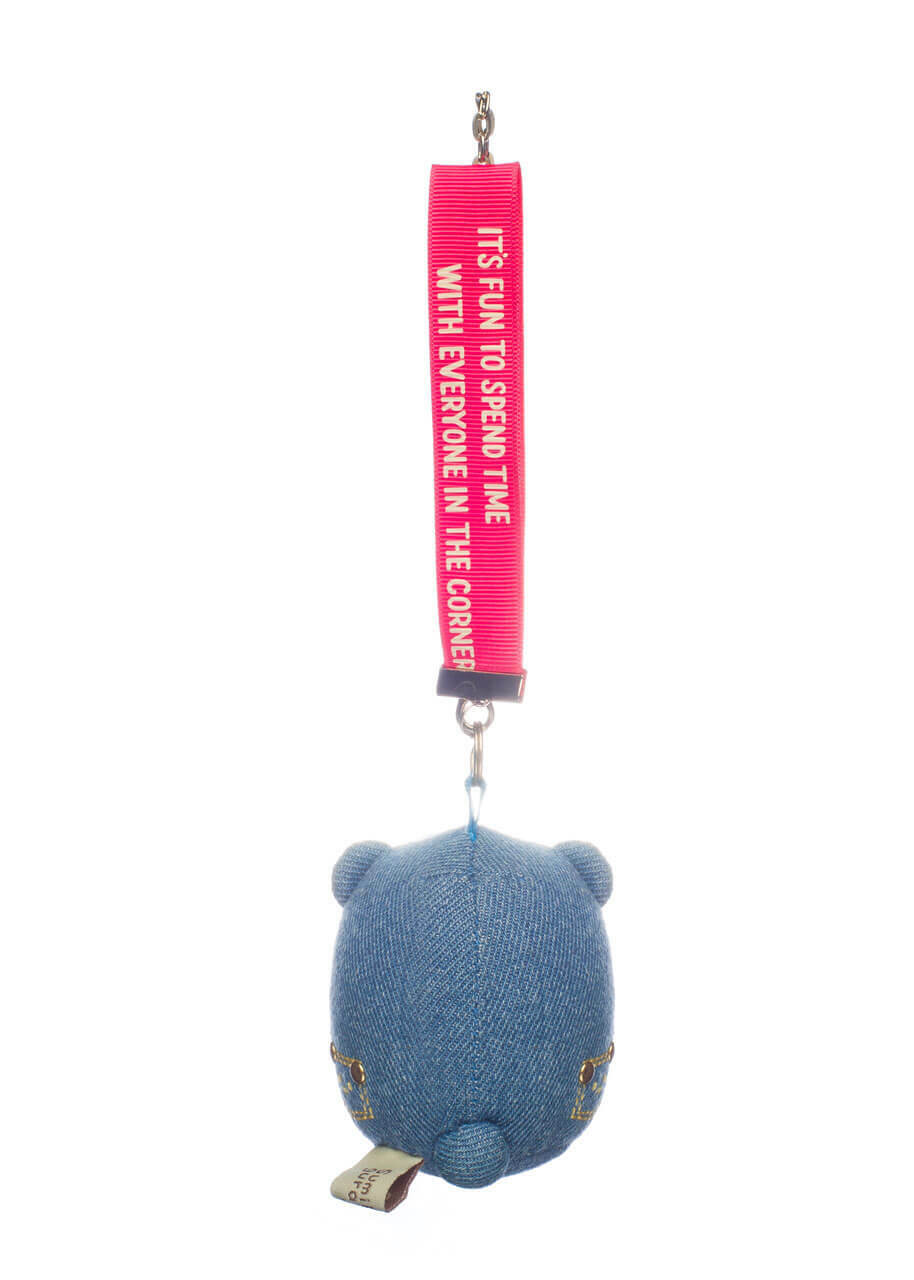 Sumikkogurashi San-X Original Shirokuma Denim Keychain | jellybeet