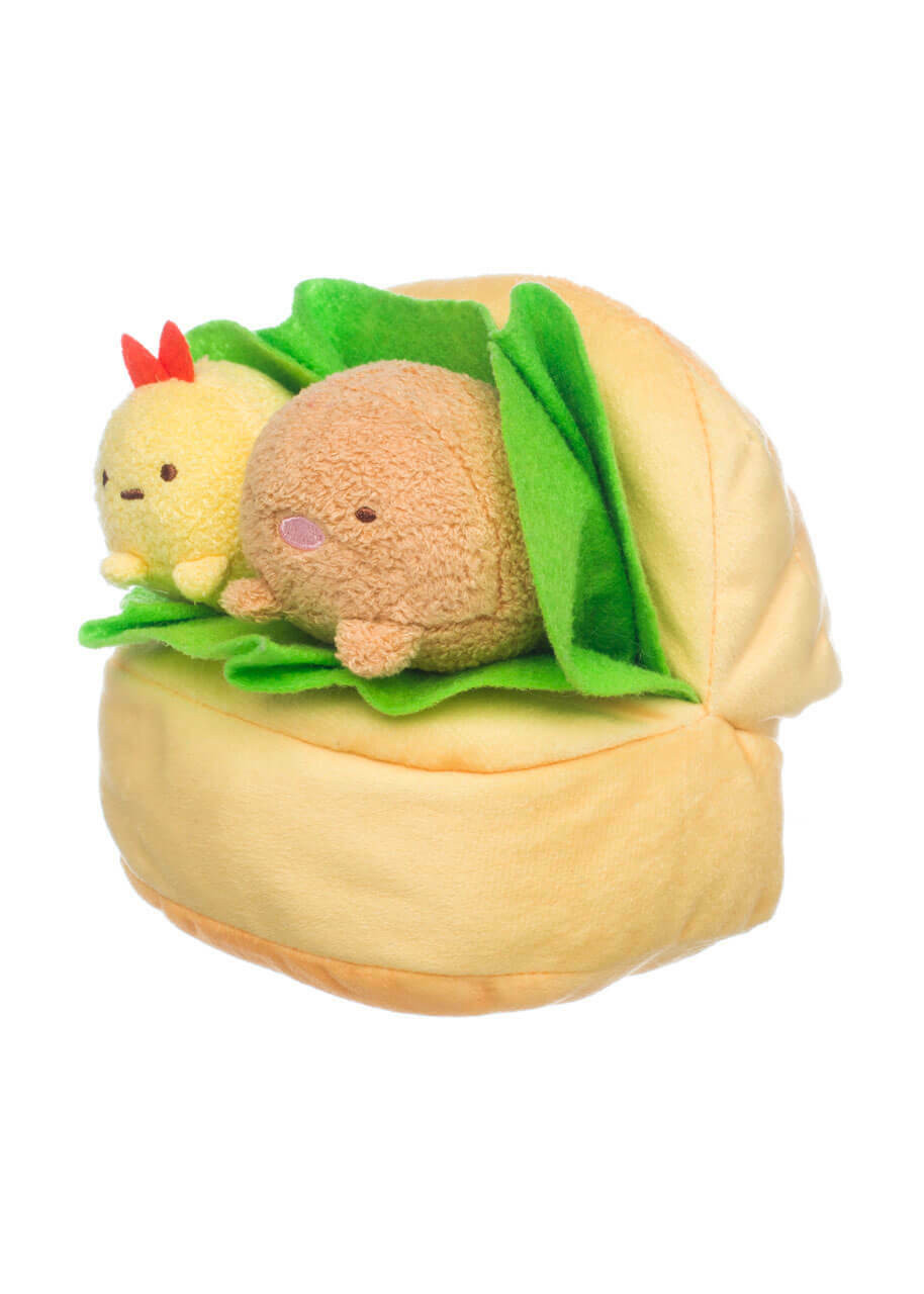 Sumikkogurashi San-X Original Tonkatsu and Ebi Sandwich Plush