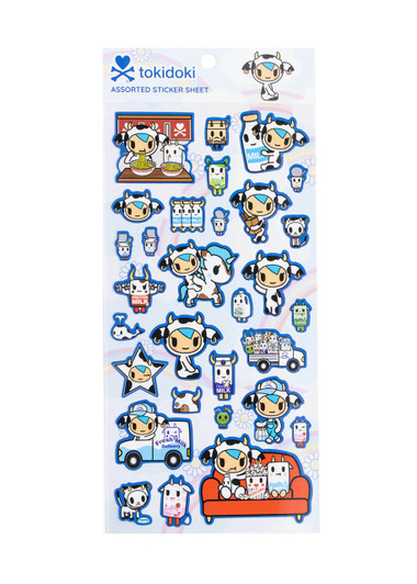 tokidoki Moofia Edition Sticker Sheet - Front tokidoki Moofia Edition Sticker Sheet - Front
