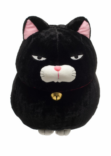 Amuse Kuromame Grumpy Cat Sitting Plush - Front Amuse Kuromame Grumpy Cat Sitting Plush - Front