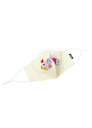 BT21 Reusable Face Mask - Group Pose (Young Adult) BT21 Reusable Face Mask - Group Pose (Young Adult)