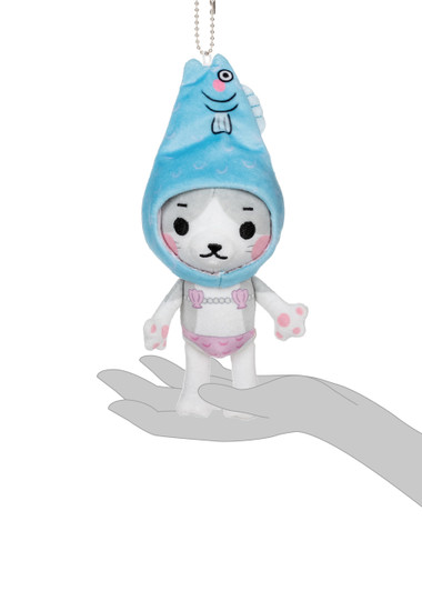 Kittygurumi Doris Mermaid Plush Stuffed Keychain Kittygurumi Doris Mermaid Plush Stuffed Keychain