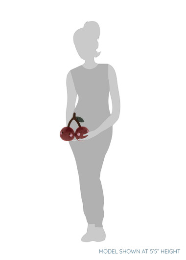 Honeymaru Twin Cherry Plush - Silhouette Honeymaru Twin Cherry Plush - Silhouette