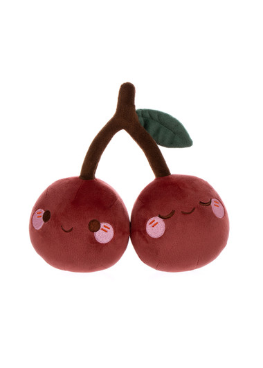 Honeymaru Twin Cherry Plush - Front Angle Honeymaru Twin Cherry Plush - Front Angle