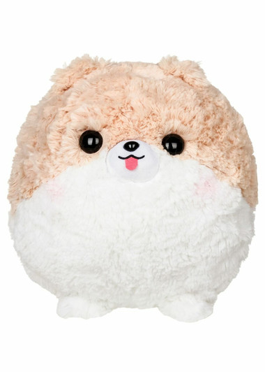 Amuse Pomeranian Tan Plush - Front Angle Amuse Pomeranian Tan Plush - Front Angle