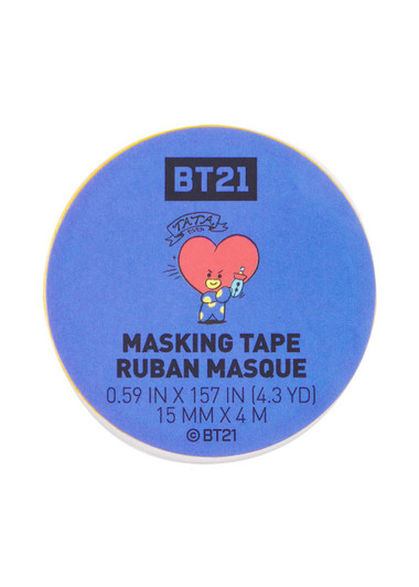 BT21 TATA Doodle Washi Tape - Front Angle BT21 TATA Doodle Washi Tape - Front Angle