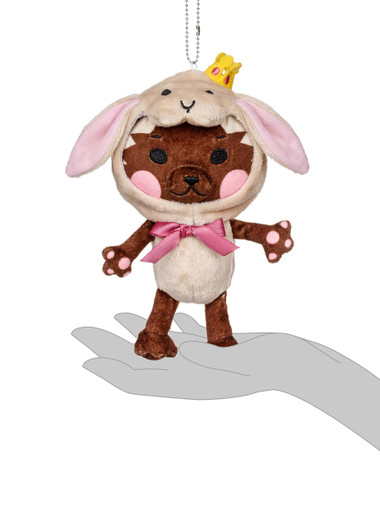 Kittygurumi Florence Rabbit Plush Stuffed Keychain Kittygurumi Florence Rabbit Plush Stuffed Keychain