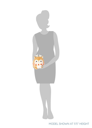 Honeymaru Rolling Mochi Series Holiday Reindeer Plush