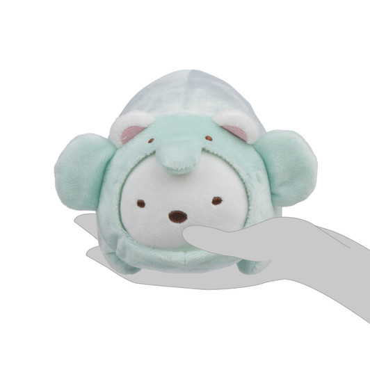 Sumikkogurashi Jungle Series Shirokuma Elephant Plush - Silhouette