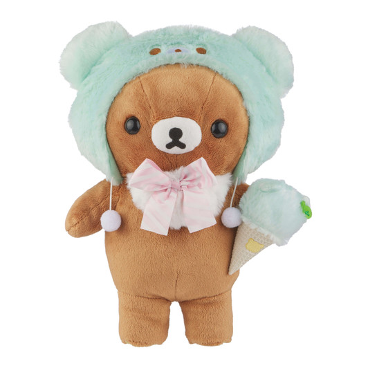Chairoikoguma San-X Original Ice Cream Series Plush - Front Angle