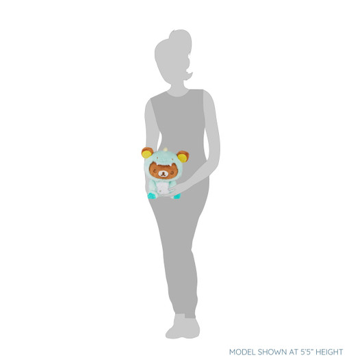 Rilakkuma San-X Original Plays with Dino Series Plush - Silhouette