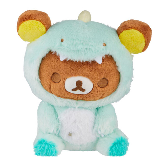 Rilakkuma San-X Original Plays with Dino Series Plush - Front Angle
