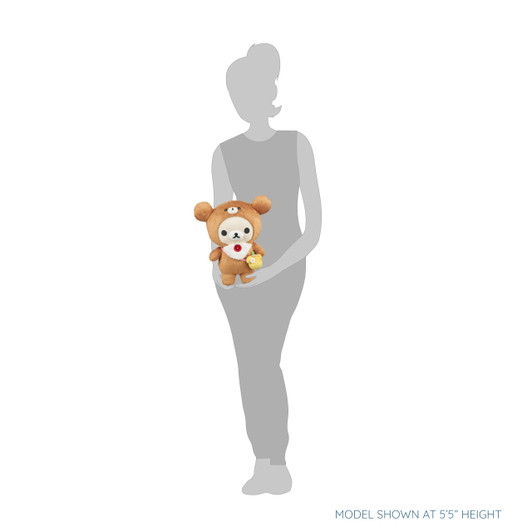 Korilakkuma San-X Original Chairoikoguma Kigurumi Series Plush - Silhouette