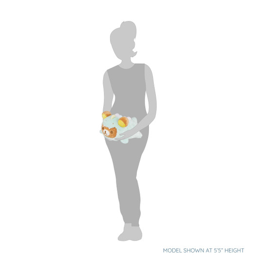 Rilakkuma San-X Original Laydown Dinosaur Series Plush - Silhouette