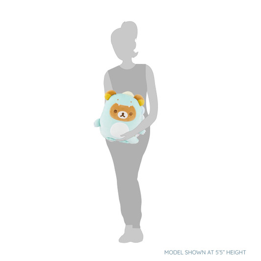 Rilakkuma San-X Original Dinosaur Flat Mochi Series Plush - Silhouette