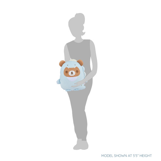 Chairoikoguma San-X Original Dinosaur Flat Mochi Series Plush - Silhouette