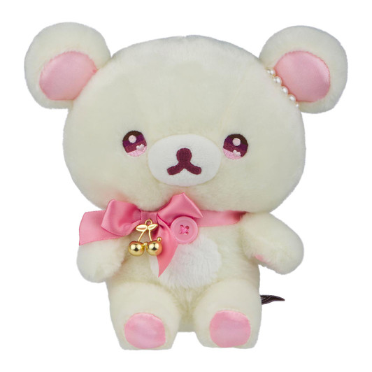 Korilakkuma San-X Original with a Shining Jewel Cherry Plush - Front Angle