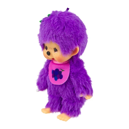 Sekiguchi Monchhichi FRUIT COLOR Plush Doll Grape Purple - Left Angle