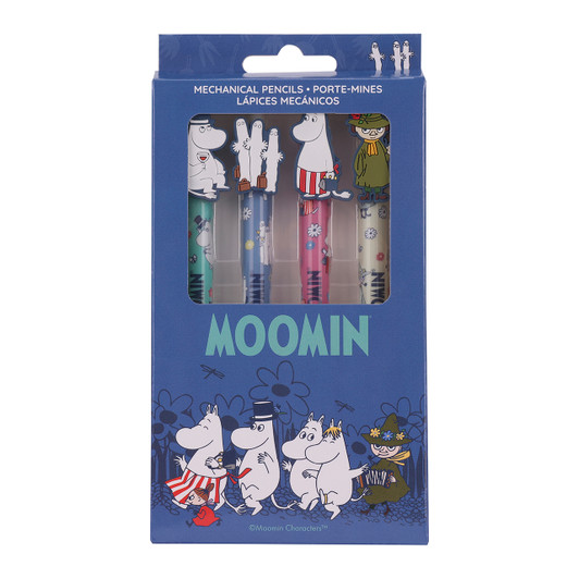 Moomin Stationery Pencil Pack Characters - 4 pcs