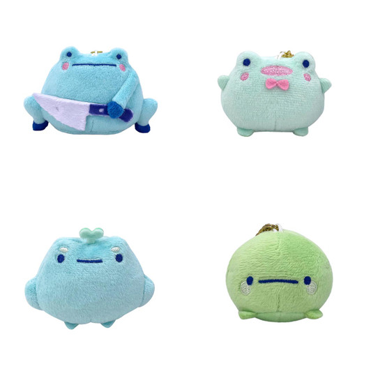 BLIND BOX Rainylune Frogs Keychain Plush - Front Angle