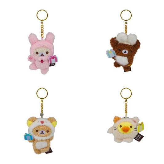 BLIND BOX Rilakkuma San-X Original Gift Box Series Keychain Plush BLIND BOX Rilakkuma San-X Original Gift Box Series Keychain Plush