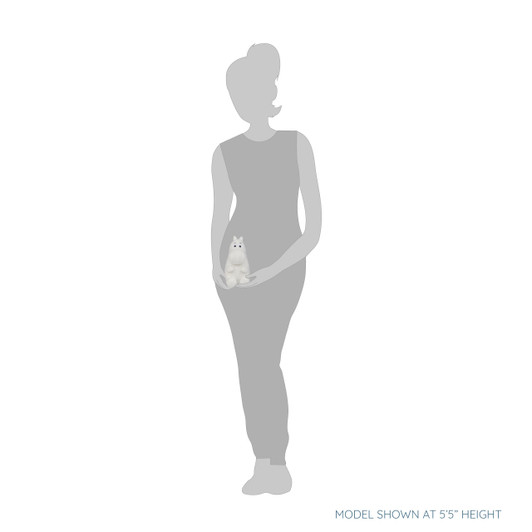 Moomin Moomintroll Sitting Plush - Silhouette