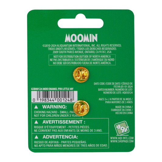 Moomin LittleMy Enamel Pin - Back Angle